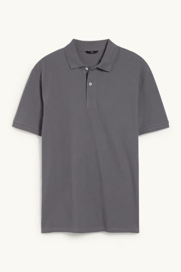 Bărbați - Tricou polo - gri
