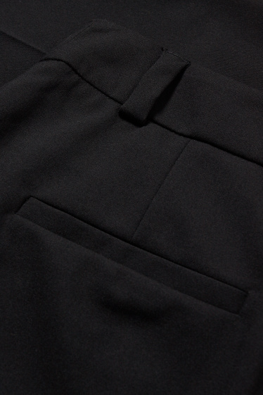 Damen - Business-Hose - Straight Fit - schwarz