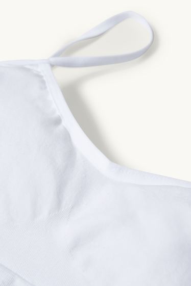 Women - Multipack of 2 - bralette - seamless - LYCRA® - white