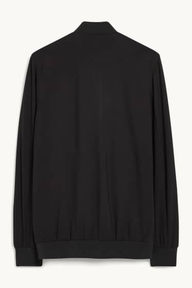 Hommes - Sweat zippé - Flex - LYCRA® - noir