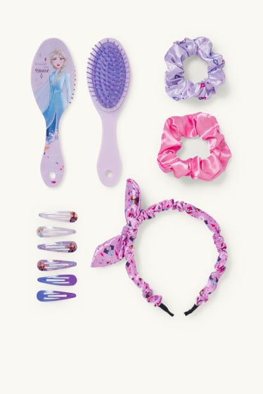 Kinderen: meisjes - Frozen - haarset - 11-delig - lila