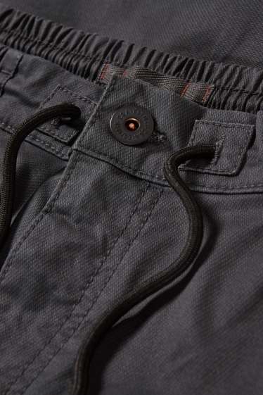 Uomo - Pantaloni cargo - regular fit - LYCRA® - jeans grigio scuro