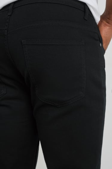 Herren - Stoffhose - Regular Fit - LYCRA® - schwarz