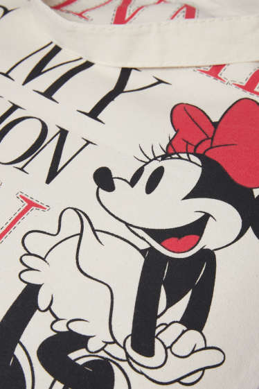 Femmes - Minnie Mouse - sac de jute - blanc crème