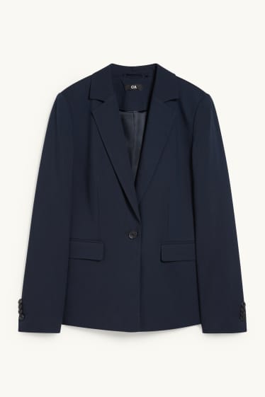Damen - Business-Blazer - tailliert - dunkelblau