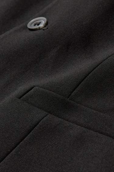 Kinder Buben - Baukasten-Weste - Stretch - LYCRA® - schwarz