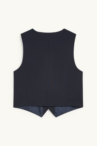 Kinderen: jongens - Gilet uit het combi-systeem - stretch - LYCRA® - donkerblauw