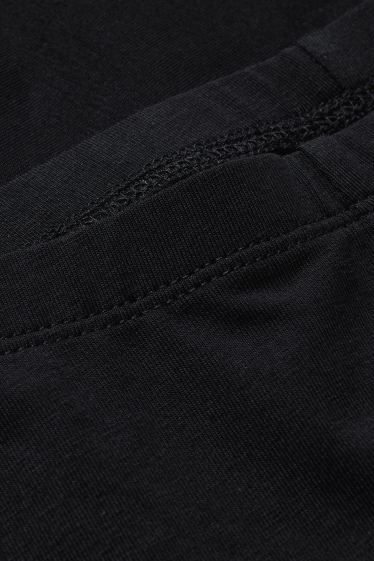 Kinderen: meisjes - Set van 2 - legging - zwart
