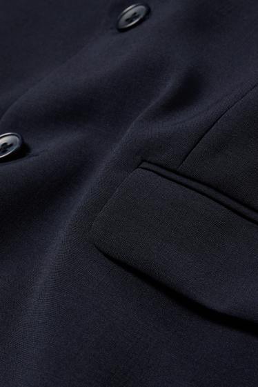 Heren - Colbert uit het combi-systeem - regular fit - Flex - scheerwolmix - LYCRA® - donkerblauw