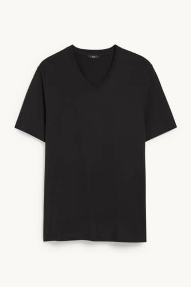 Pánské - Tričko - regular fit  - černá