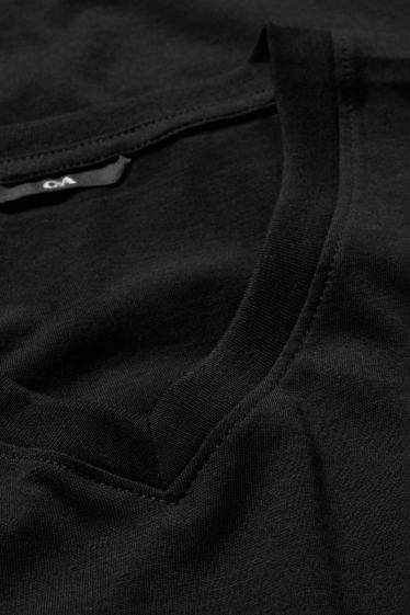 Pánské - Tričko - regular fit  - černá