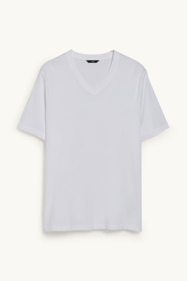Heren - T-shirt - regular fit  - wit
