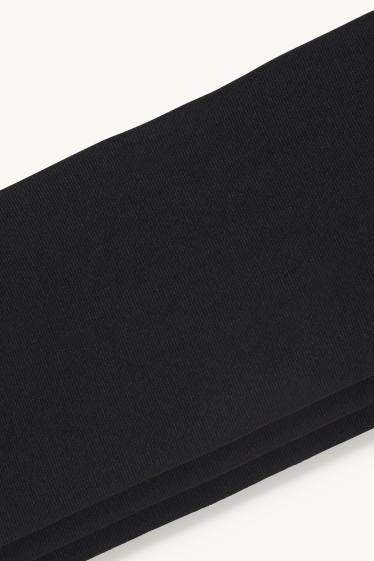 Enfants filles - Lot de 3 paires - collants fins - 40 DEN - noir