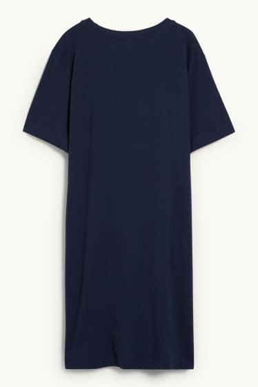 Donna - Camicia da notte - Snoopy - blu scuro