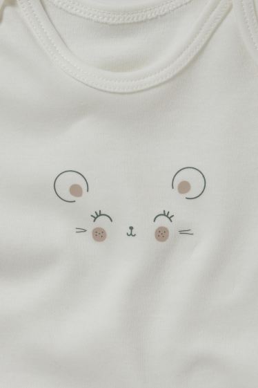 Bebés niñas - Pack de 5 - bodies para bebé - blanco roto