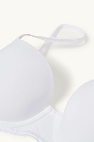 Dámské - Multipack 2 ks - podprsenka s kosticemi - FULL COVERAGE - s vycpávkami - bílá