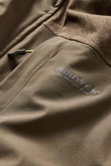 Hommes - Veste de sport à capuche  - kaki