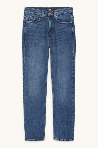 Femmes - Straight jean - high waist - LYCRA® - jean bleu