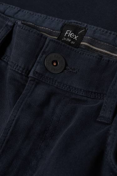 Home - Pantalons - slim fit - Flex - LYCRA® - blau fosc