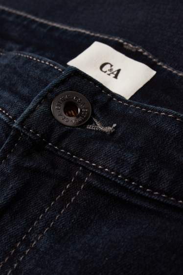 Home - Straight jeans - LYCRA® - texà blau fosc