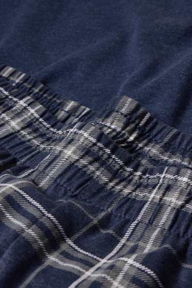 Home - Pijama - blau fosc