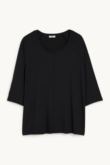 Femmes - T-shirt - noir