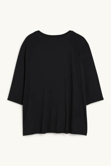 Femmes - T-shirt - noir