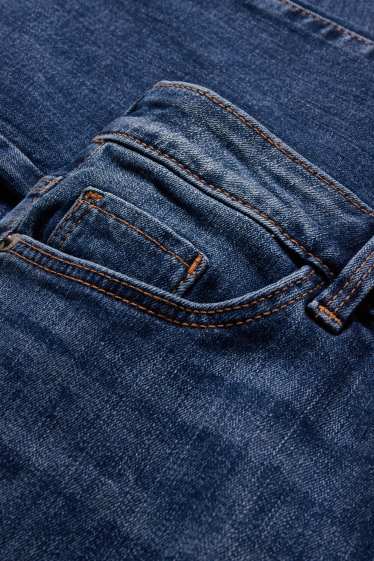 Damen - Slim Jeans - High Waist - jeansblau