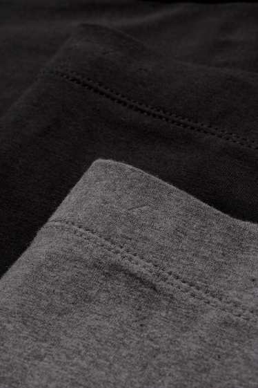 Dames - Set van 2 - legging - LYCRA® - donkergrijs