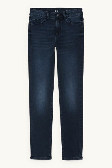 Damen - Slim Jeans - Mid Waist - LYCRA® - dunkeljeansblau