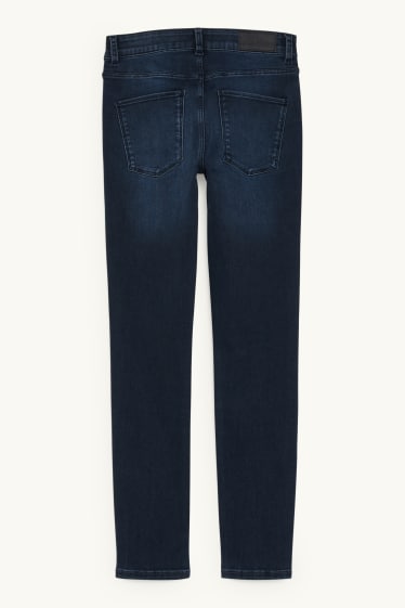 Damen - Slim Jeans - Mid Waist - LYCRA® - dunkeljeansblau