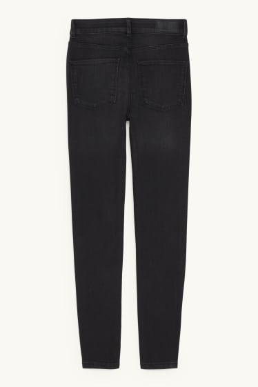 Damen - Skinny Jeans - High Waist - LYCRA® - jeansgrau