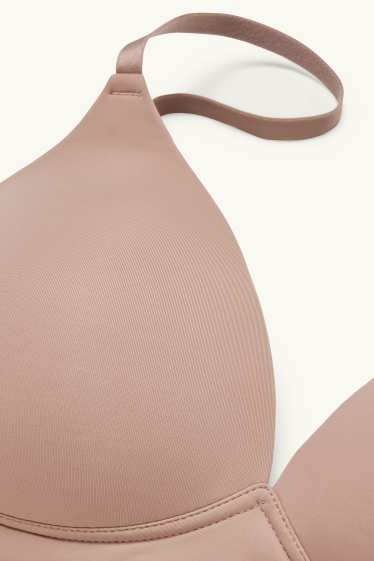 Women - Multipack of 2 - non-wired bra - padded - LYCRA® - light brown