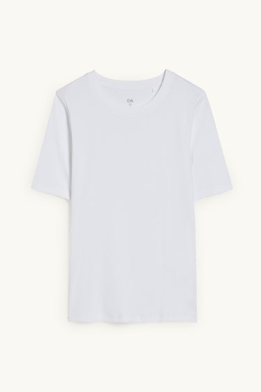 Damen - T-Shirt - weiß