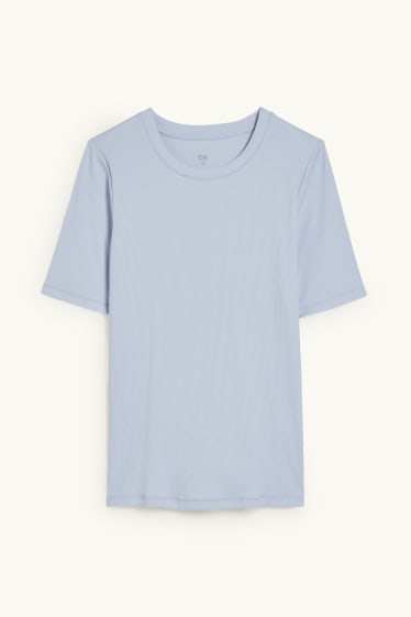 Damen - T-Shirt - hellblau