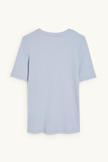 Damen - T-Shirt - hellblau