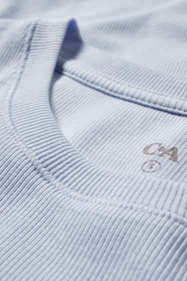 Damen - T-Shirt - hellblau