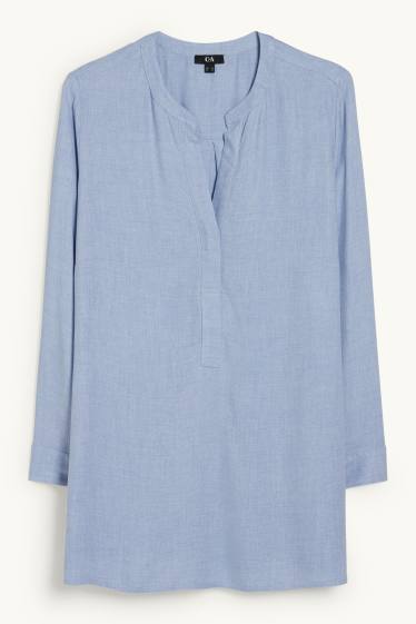 Dames - Blouse - lichtblauw