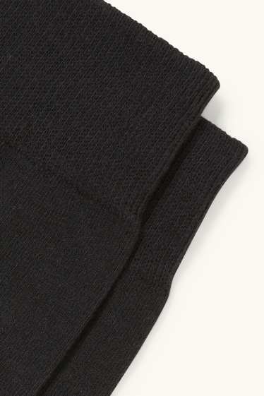 Men - Multipack of 3 - socks - aloe vera - black