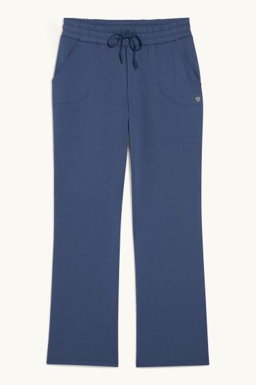 Women - Active trousers - yoga - 4 Way Stretch - dark blue