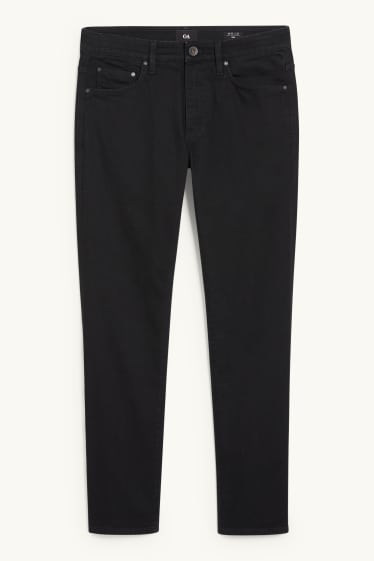 Pánské - Slim jeans - LYCRA® - černá
