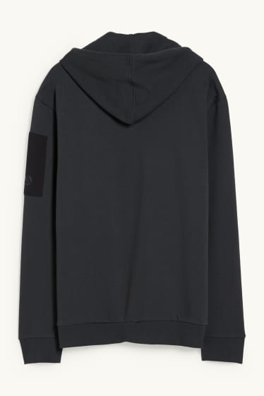 Hommes - Sweat à capuche  - vert foncé