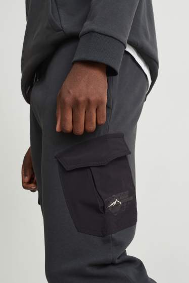 Hommes - Pantalon de jogging - gris foncé