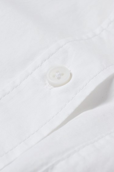 Femmes - Robe-chemise - blanc