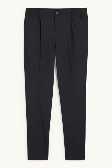 Men - Chinos - tapered fit - Flex - anthracite