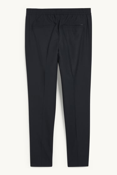 Men - Chinos - tapered fit - Flex - anthracite