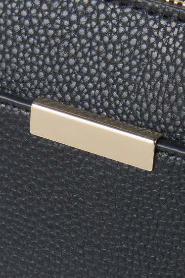 Women - Crossbody bag - faux leather - black