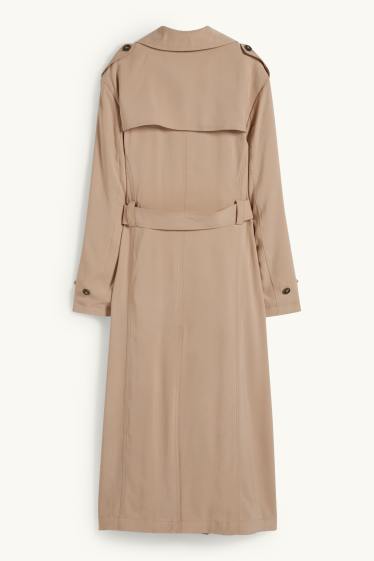 Women - Trench coat - beige