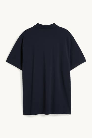 Hommes - Polo - bleu foncé