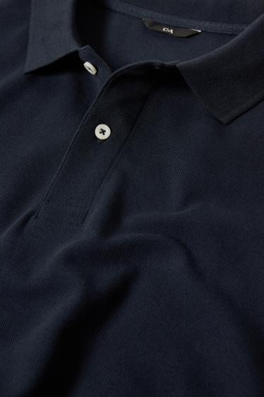 Hommes - Polo - bleu foncé